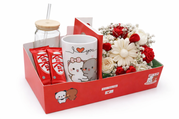 Valentine Special Customised Gift Hamper | Romantic Valentine Gift for Her & Him | BelleAura