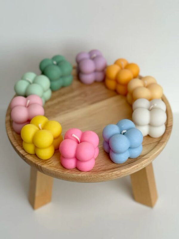 Bubble Cube Candle