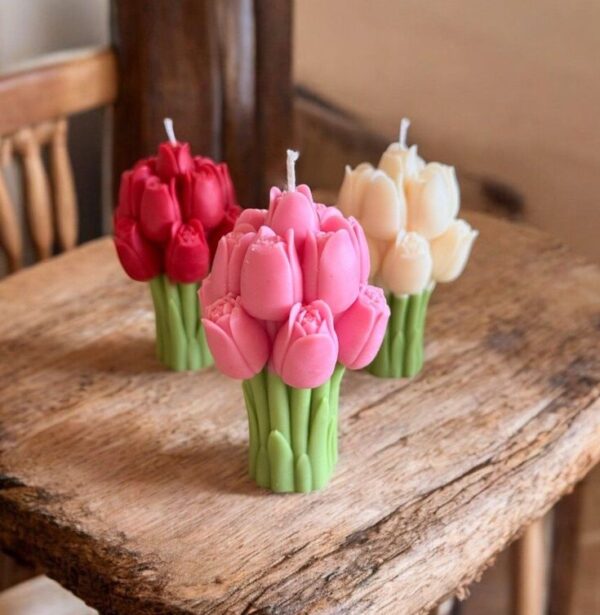 Tulip Bouquet Candle