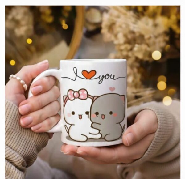 I Love You Ceramic Mug – Valentine Gift for Her
